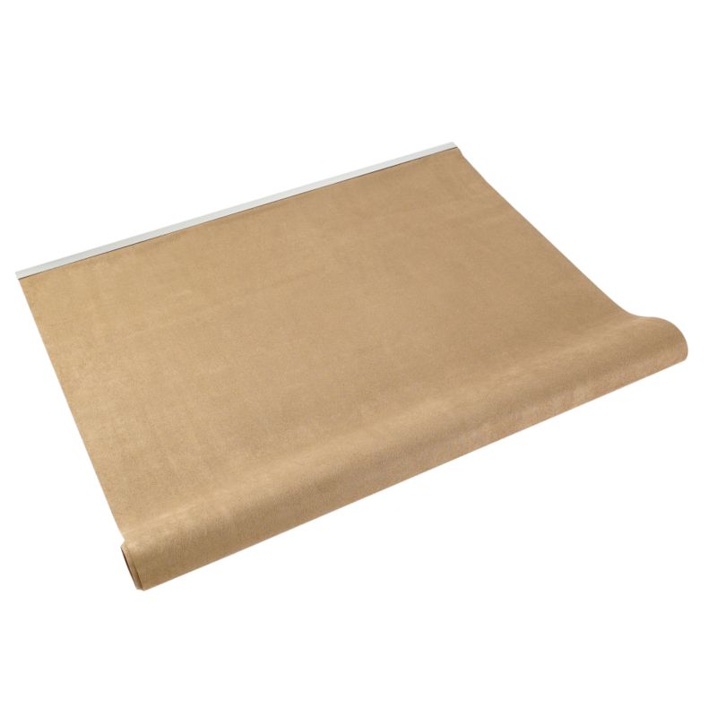 BampQ Faux Suede Sliding Panel Mushroom L297cm