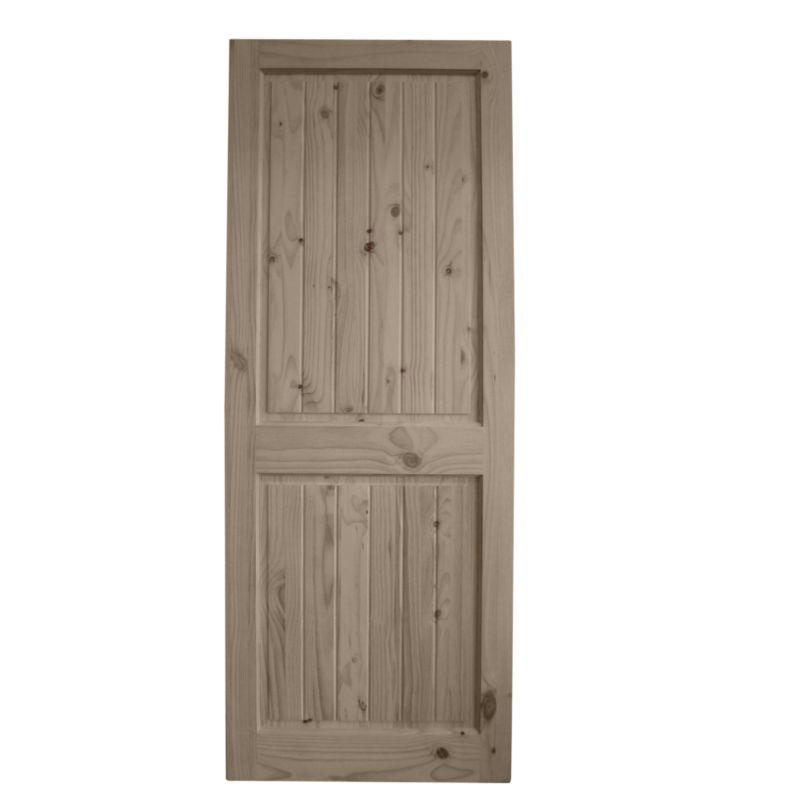 BandQ London Pine Entrance Door (H)1981 x (W)838 x (D44mm