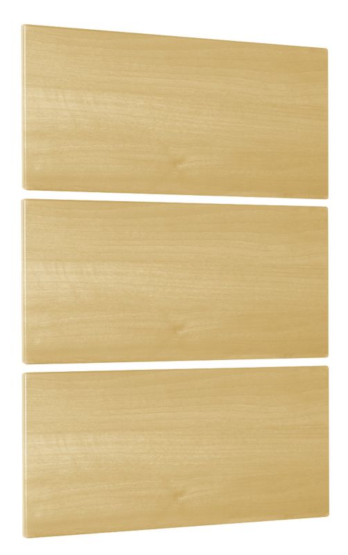 Unbranded Plain Combi Drawer Pack Maple Style Pack Of 3
