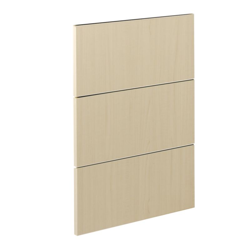 contemporary Combi Wardrobe Drawers Maple Effect