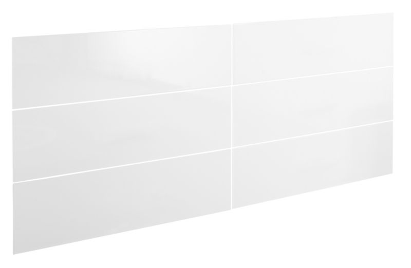 designer 3 Plus 3-Drawer Front Pack White Gloss