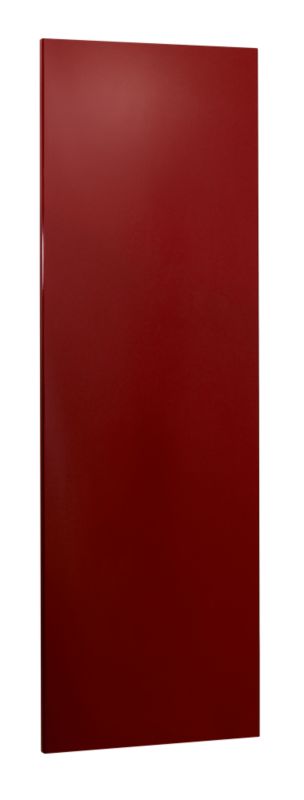 Cooke & Lewis Cooke and Lewis Burgundy Gloss Linen Wardrobe Door