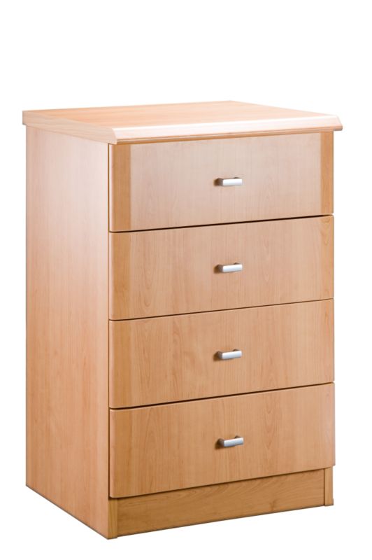 Home Study 4 Drawer Pedestal Cherry Effect