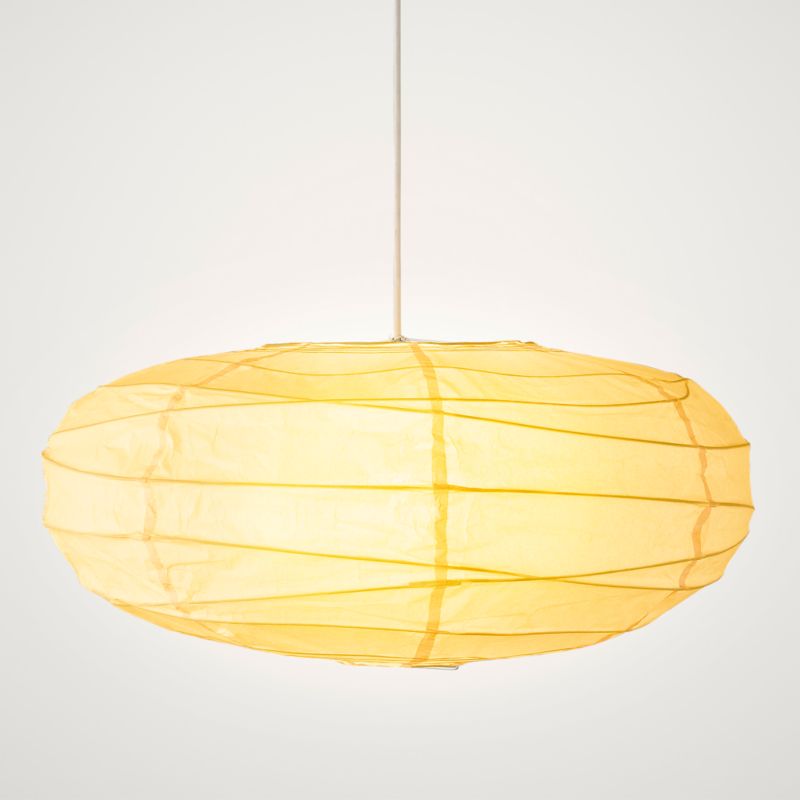 Lights By Bandq Osaka Yellow Rice Paper Shade Yellow