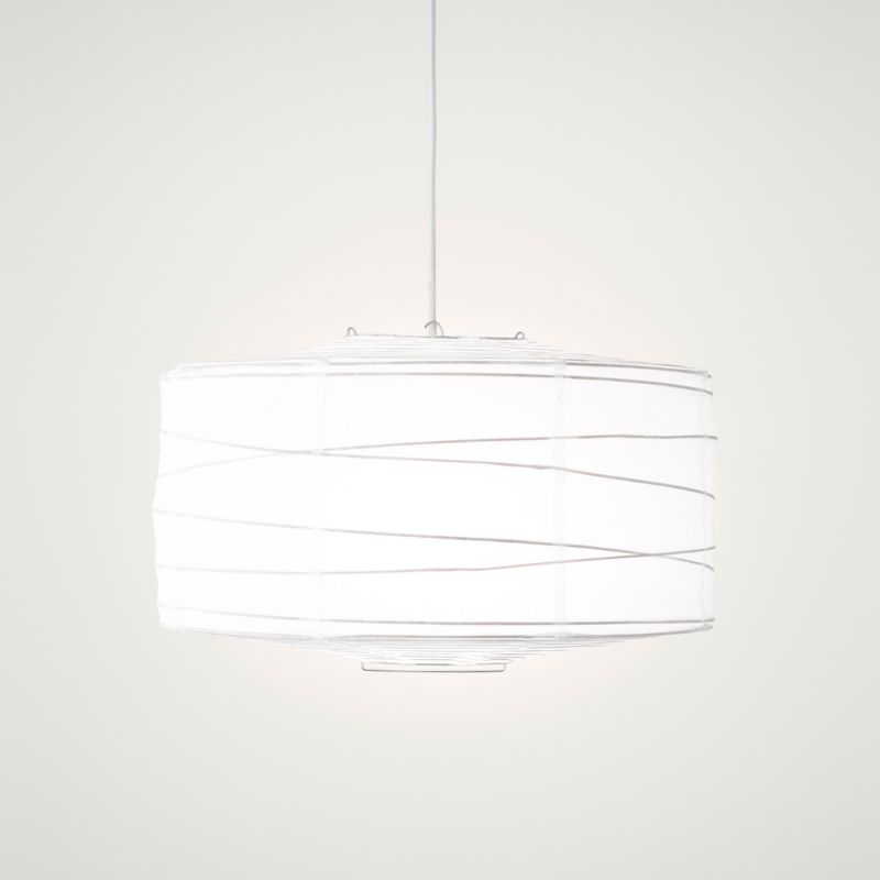 Lights By Bandq Shimada Rice Paper Shade White