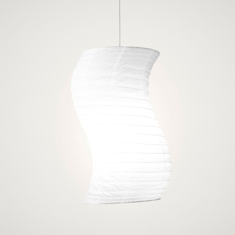 Lights By Bandq Toyama Rice Paper Shade White