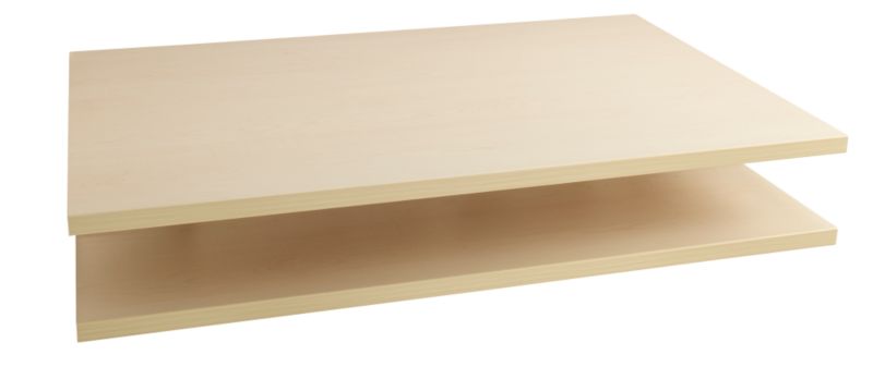 Cooke and Lewis Double Width Interior Wardrobe Shelves Pack of 2