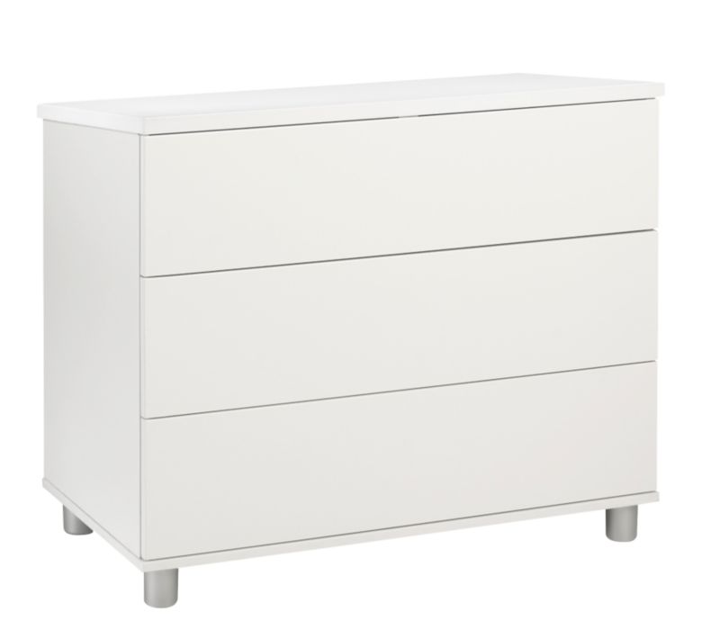 Contemporary 3 Drawer Wide Chest