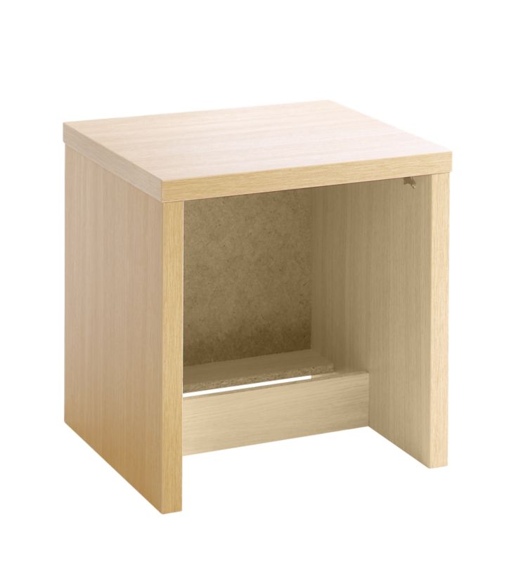 Designer 2 Drawer Bedside Chest Maple Style