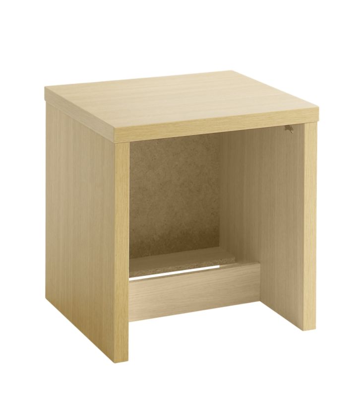 designer 2 Drawer Bedside Chest Ferrara Oak Style