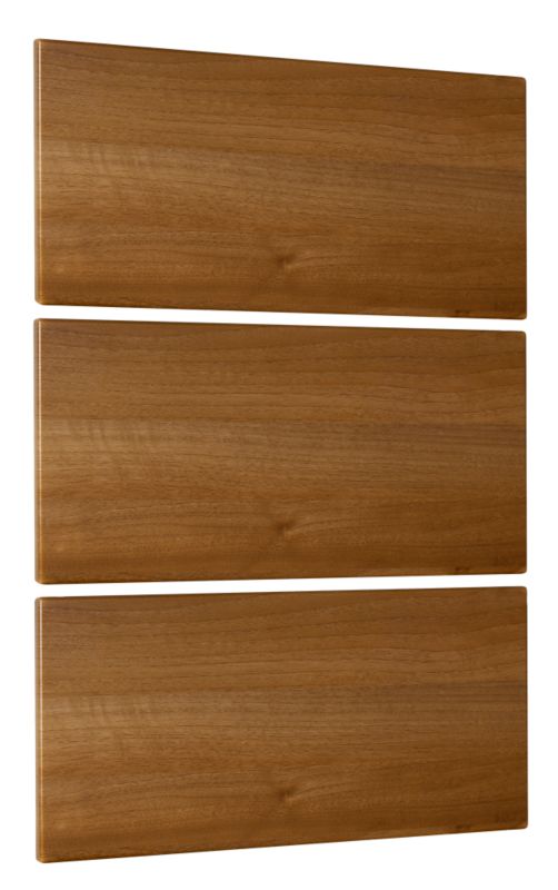 Contemporary Combi Drawer Pack Walnut Style Pack Of 3