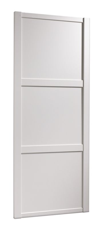 Traditional Sliding Wardrobe Door White