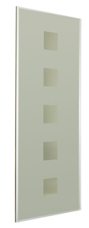 Mirrored Sliding Wardrobe Door Printed