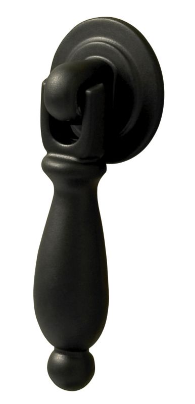 Cooke & Lewis Tear Drop Handle Matt Black (Pack of 2)