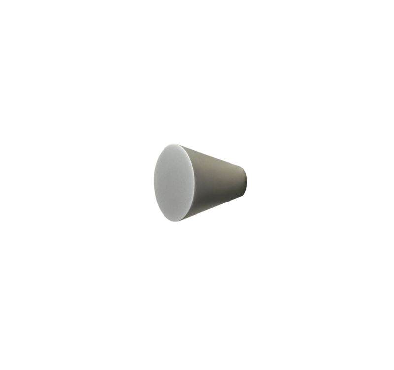 Cooke & Lewis Small Conical Knob Matt Chrome Style (Pack of 2)