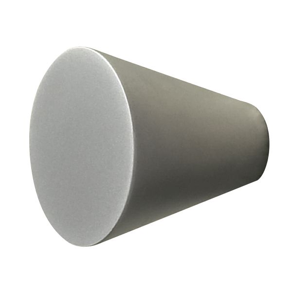 Cooke & Lewis Large Conical Knob Satin Chrome Style (Pack of 2)
