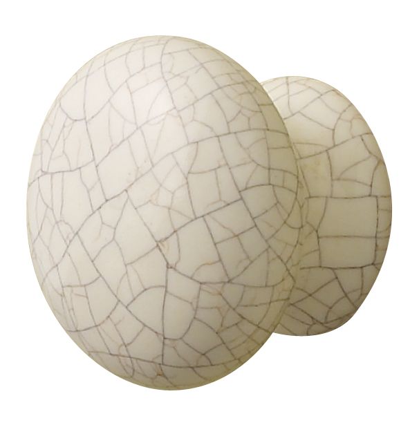Cooke and Lewis Cream Cracked Ceramic Knob Handles 2 pack