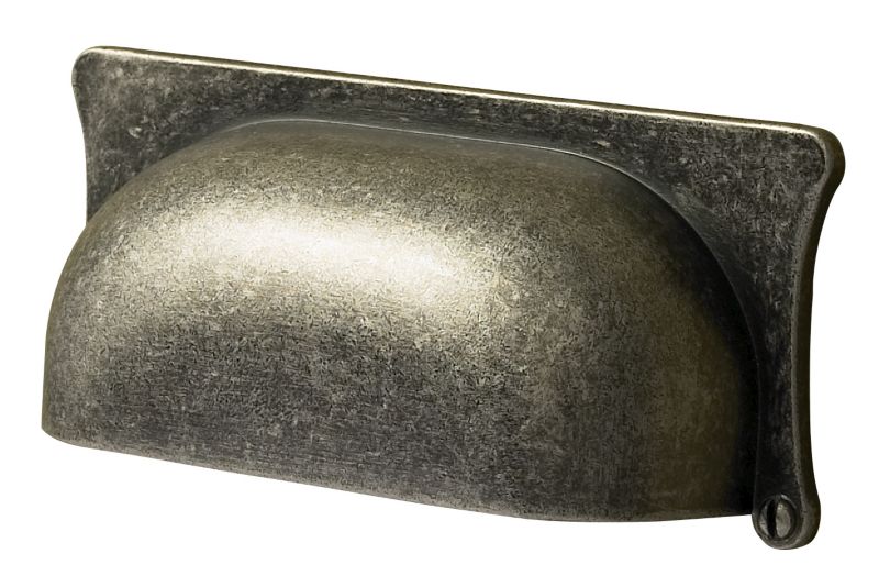 Cup Handle Antique Pewter Style (Pack of 2)