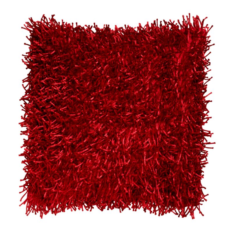 Colours Collection by BandQ Sparkle Cushion Red