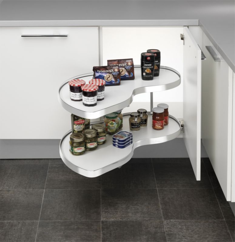 it Kitchens Kidney - Shaped Pull Out Shelving Unit Left Handed