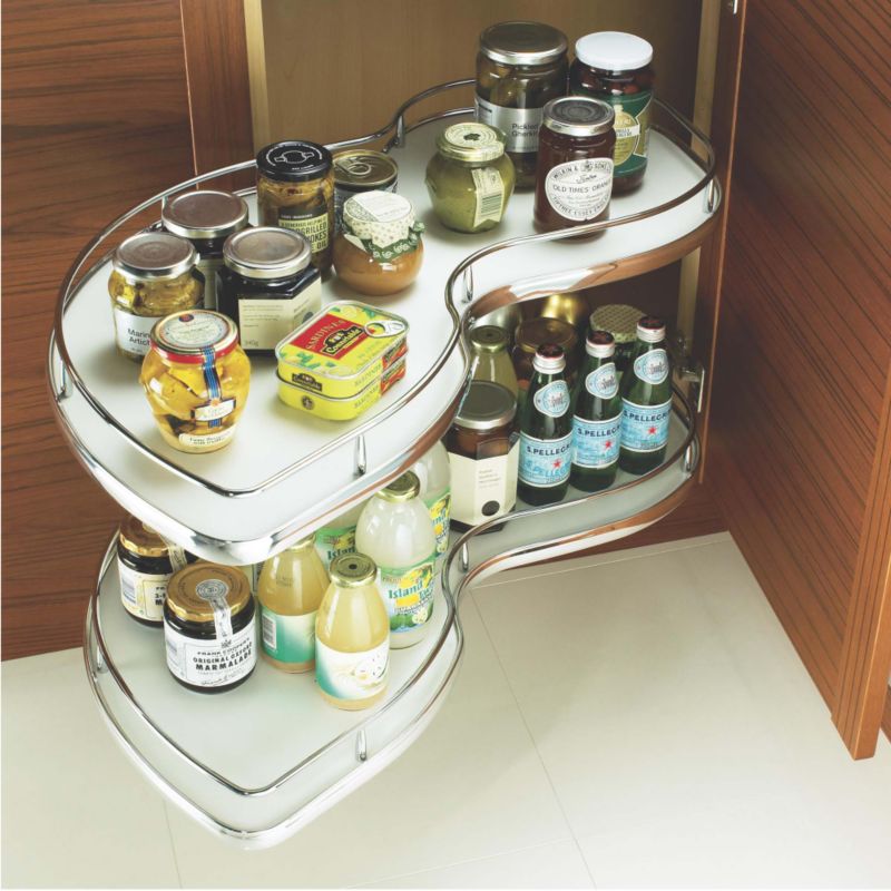 it Kitchens Kidney - Shaped Pull Out Shelving Unit Right Handed
