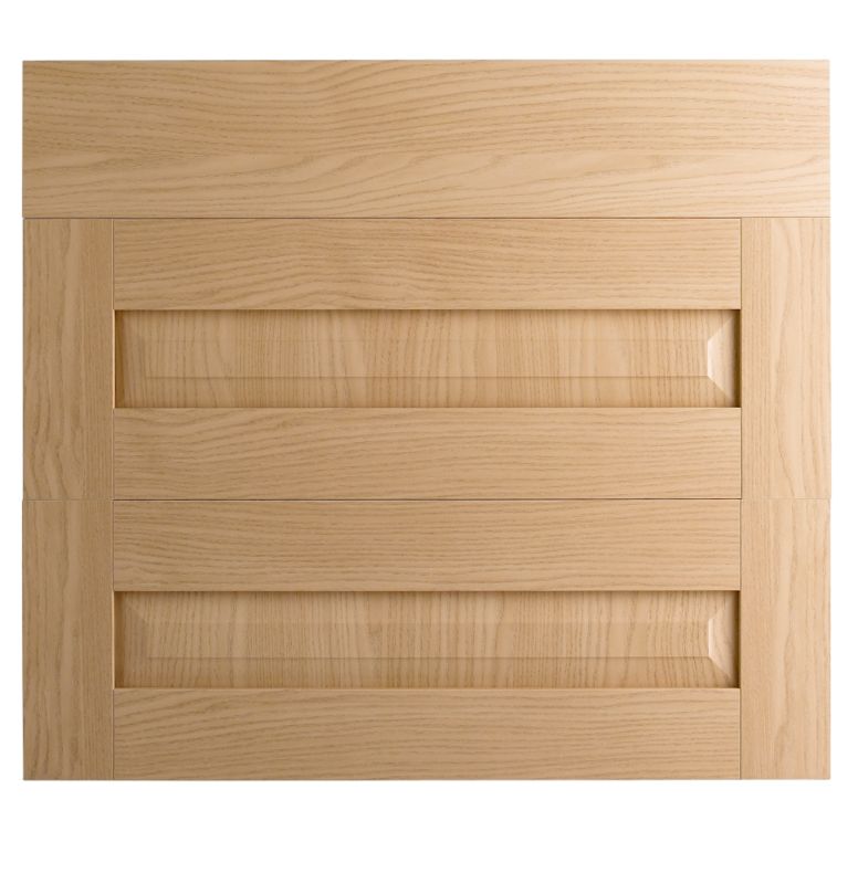 Cooke and Lewis Kitchens Cooke and Lewis Classic Chestnut Style Pack T Pan Drawer Fronts 800mm Pack of 3