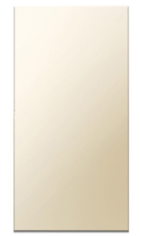 Gloss Cream Slab Pack U 60/40 Fridge Freezer Door 600mm