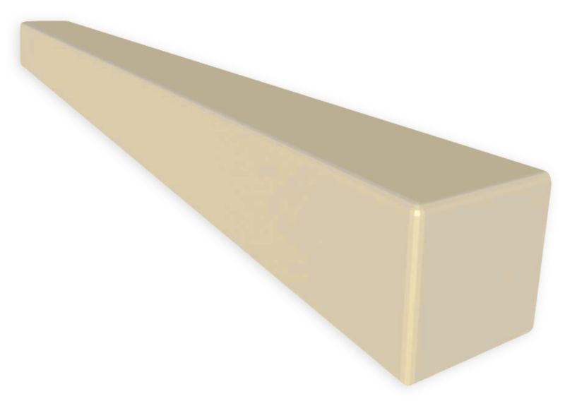 it Kitchens Gloss Cream Slab Cornice/Pelmet