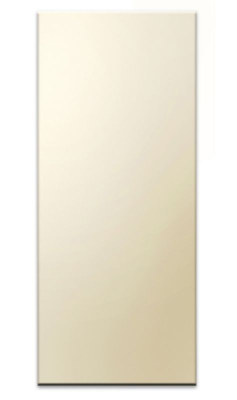 Gloss Cream Slab Wall End Panel A