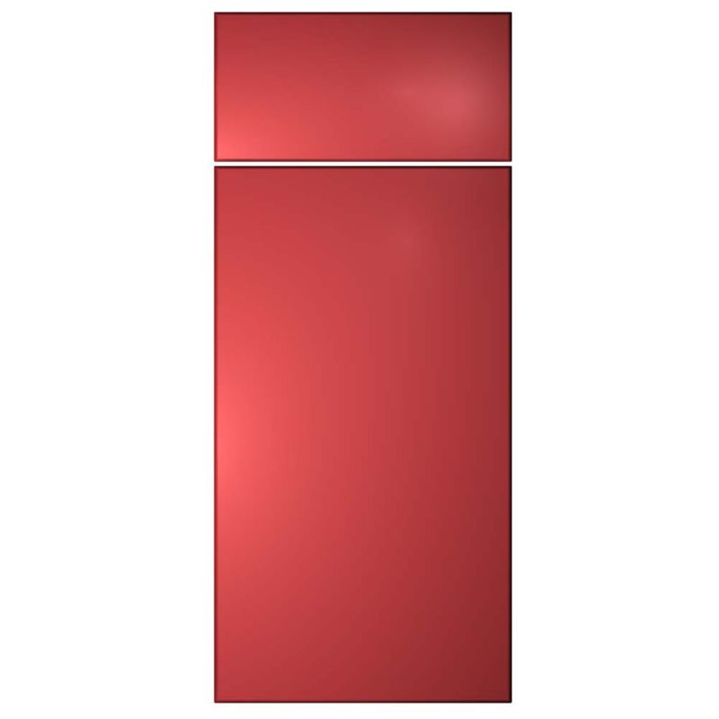 Cooke and Lewis Kitchens Cooke and Lewis High Gloss Red Pack M Door and Drawer Front 300mm