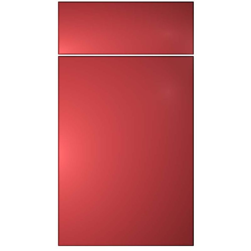 Cooke and Lewis Kitchens Cooke and Lewis High Gloss Red Pack P Door and Drawer Front 400mm