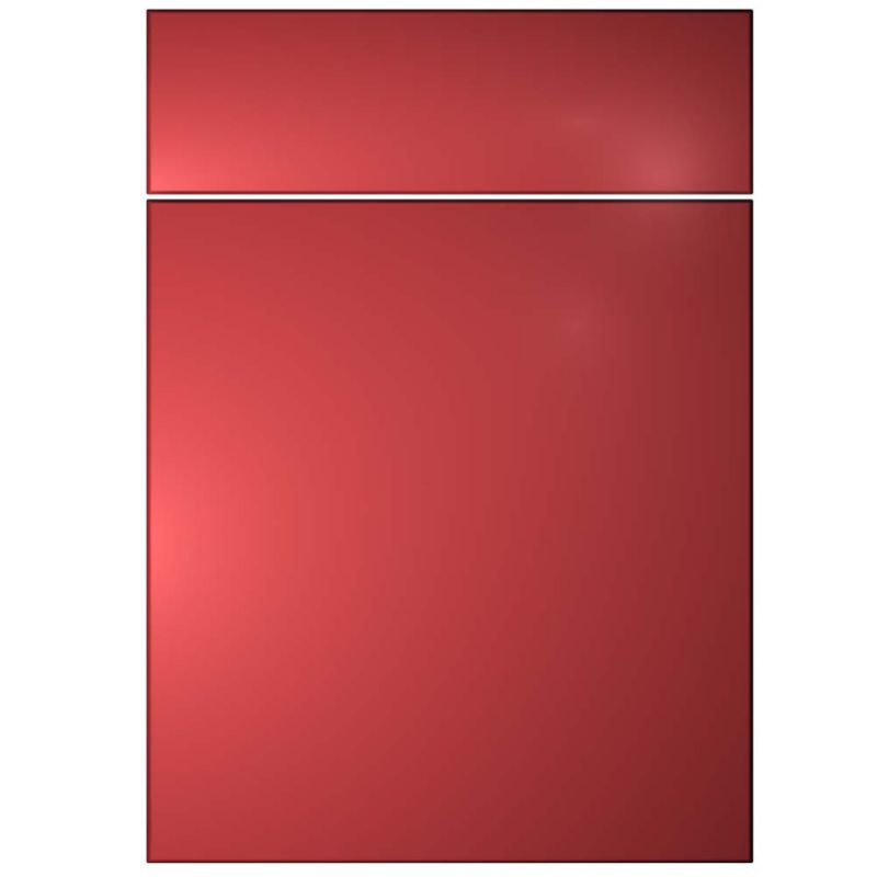 Cooke and Lewis Kitchens Cooke and Lewis High Gloss Red Pack Q Door and Drawer Front 500mm