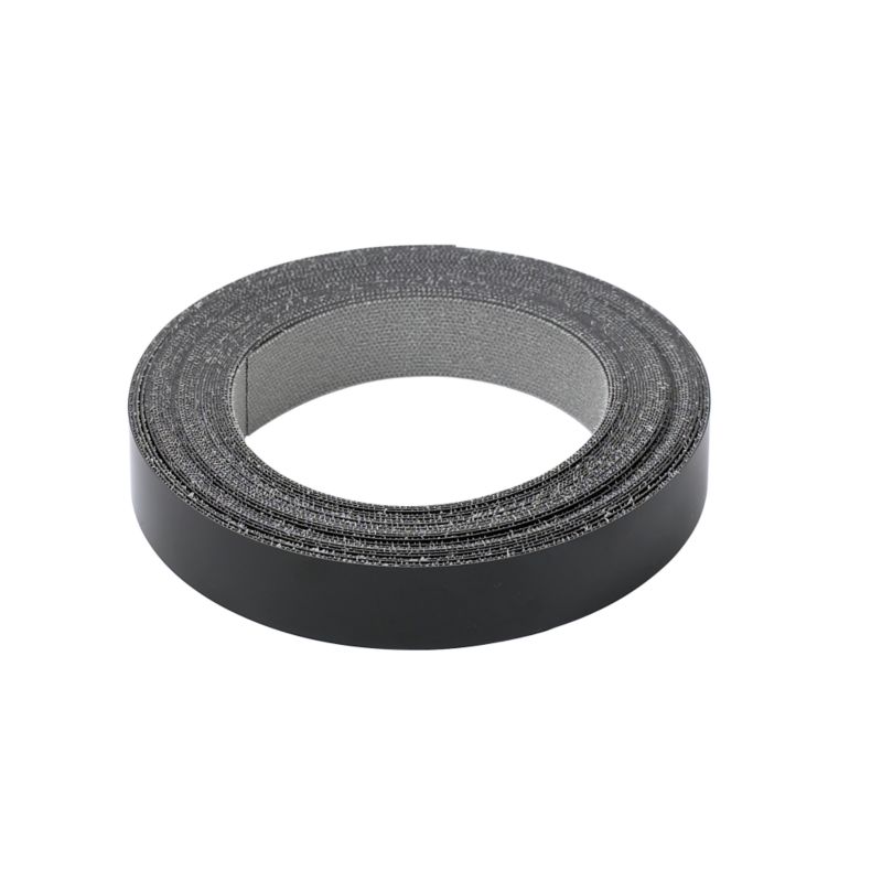 Cooke and Lewis Kitchens Cooke and Lewis High Gloss Black Iron On Edging Tape 1000mm