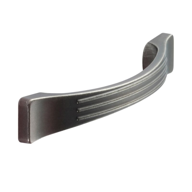 Narrow Bow Handle Antique Pewter Effect Pack of 2