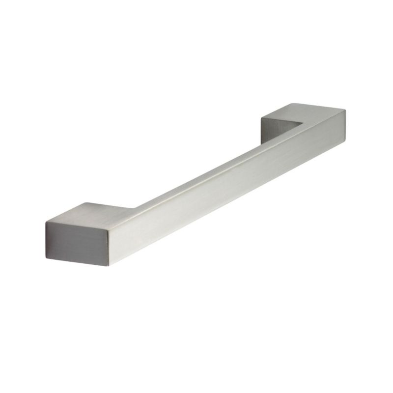 Square Bar Handle Brushed Nickel Finish Pack of 2