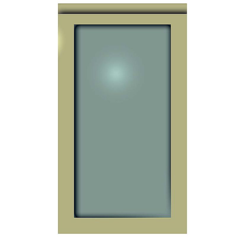 Select Kitchens Lugano Pack G1 Tall Glazed Door and Hinge 500mm