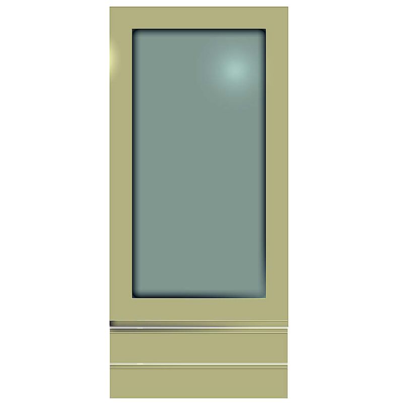 Select Kitchens Lugano Pack W1 Tall Glazed Door and Drawers and Hinge 500mm