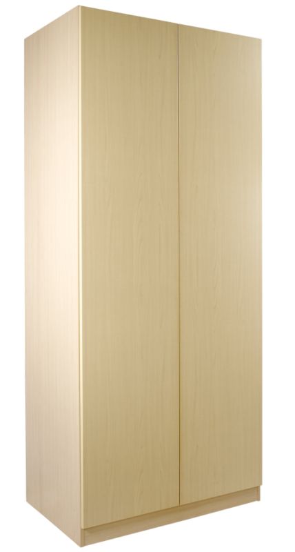 Contemporary Double Wardrobe Maple Style