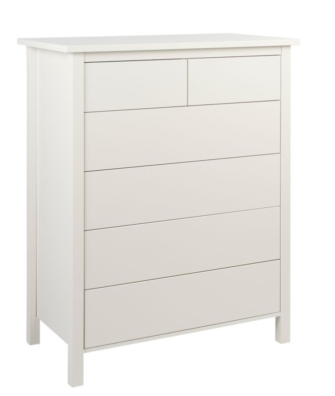 Cooke & Lewis Traditional 2 Over 4 Drawer Chest White