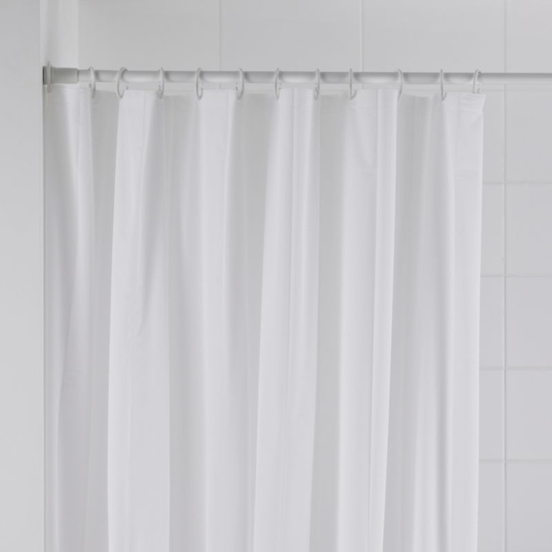White Shower Curtain