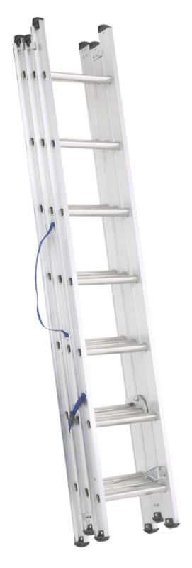 Alternative image for B&Q Trade Compact 2m Triple Extension Ladder (H)201.5cm