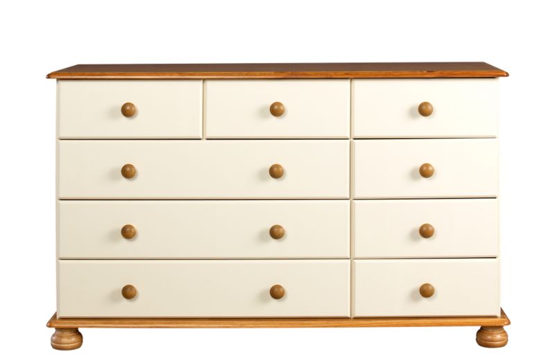 Oslo Pine 3 Over 6 Drawer Chest