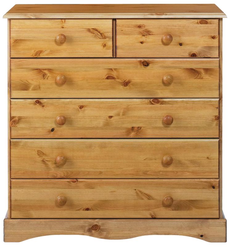 henley 2 and 4 Drawer Chest Solid Pine