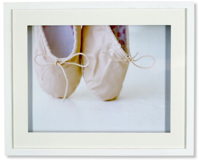 Colours by BQ Ballet Shoes Framed Print H 43cm x W 53cm x D 2 cm