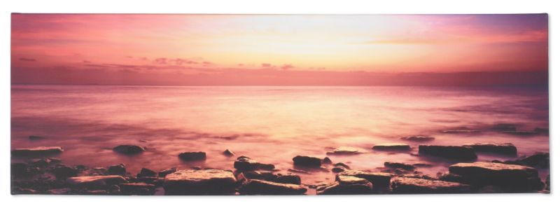 Colours by BampQ Seascape Printed Canvas H 30cm x W 90cm x D 2 cm