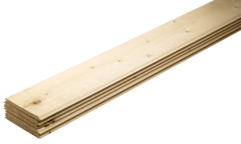 Wood Cladding L1800 x W95 x T75mm Pack of 5