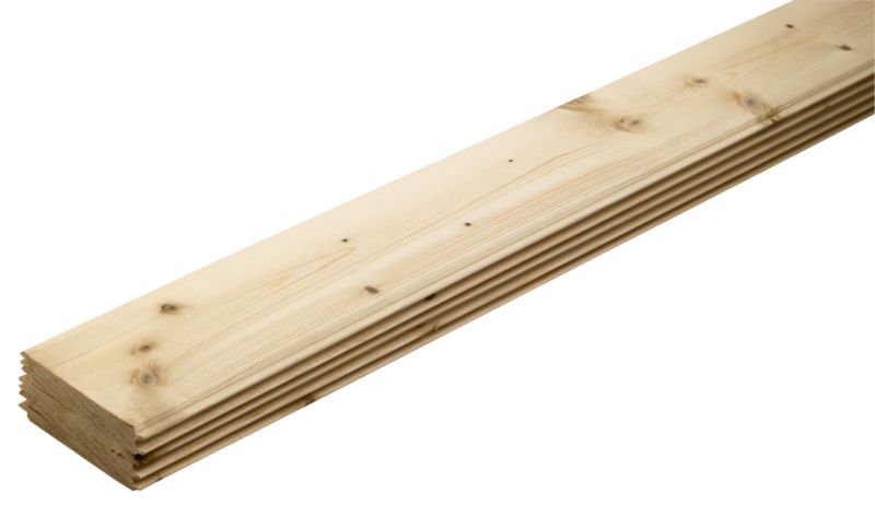 Wood Cladding L2100 x W95 x T75mm Pack of 5