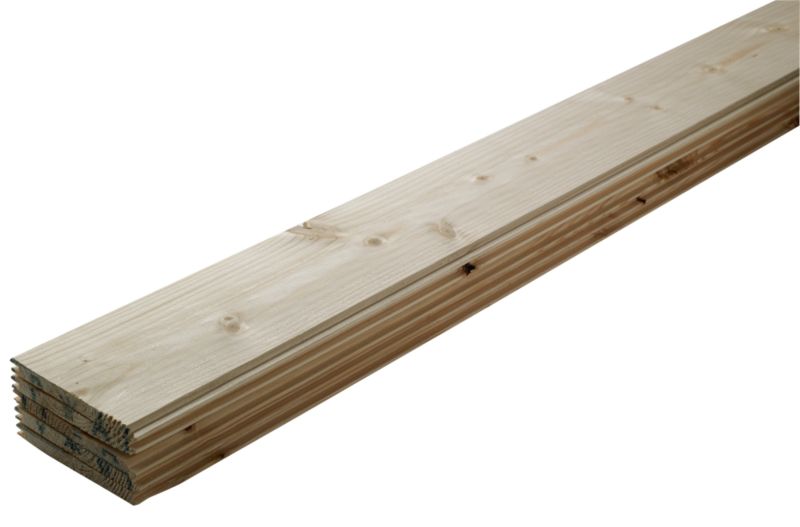 Wood Cladding L2400 x W95 x T75mm Pack of 5