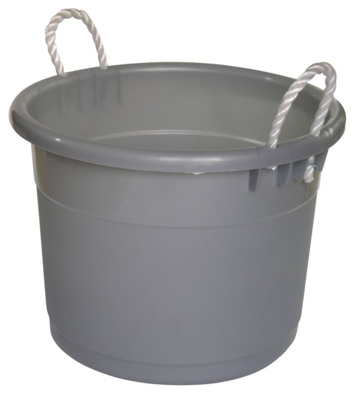 BandQ Core Tub Silver Effect Medium