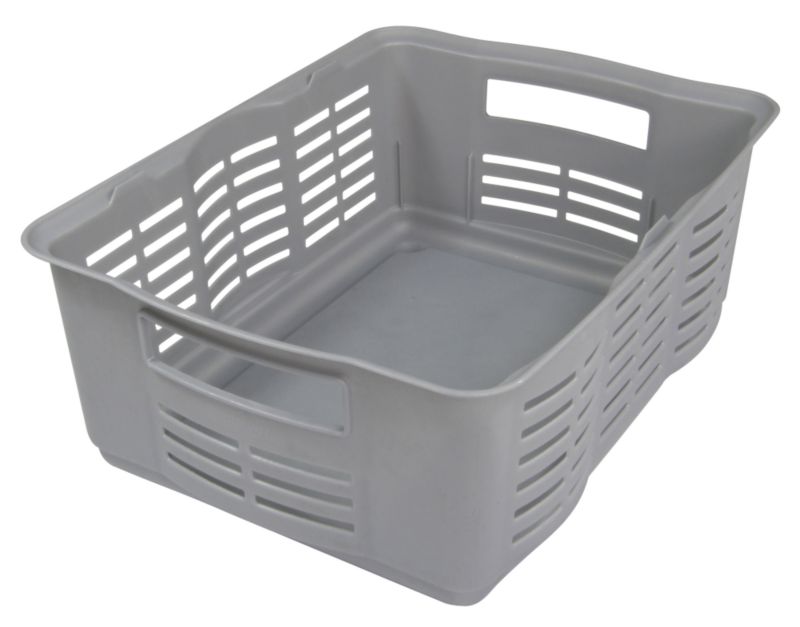 BandQ Core Basket (Includes Lid) Silver Effect